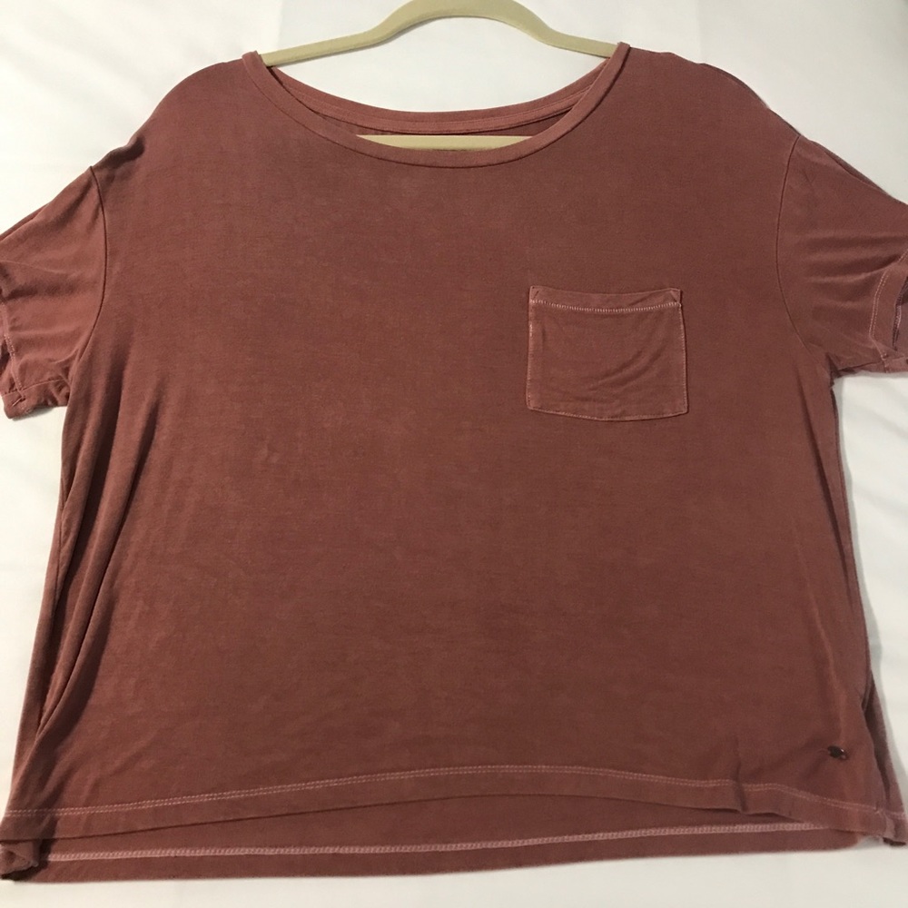 American Eagle Soft and Sexy Rust Orange Top